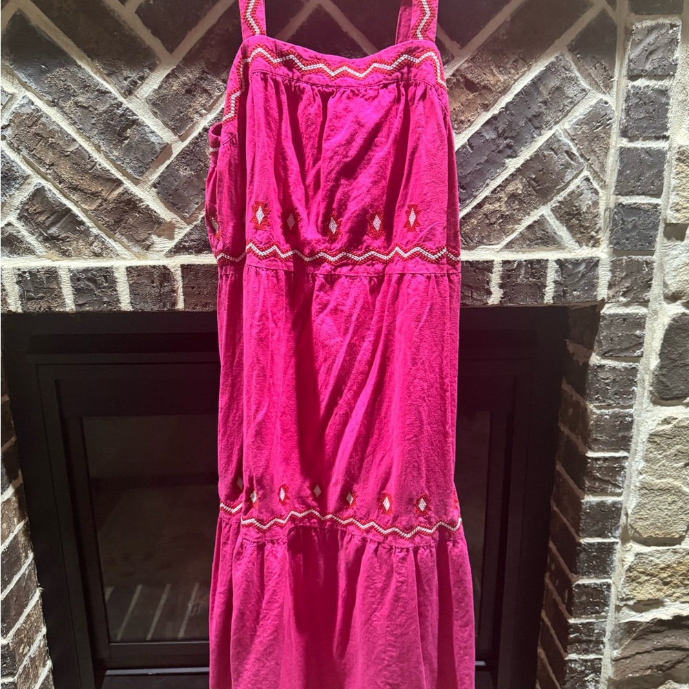 LOFT Fuchsia Maxi Dress